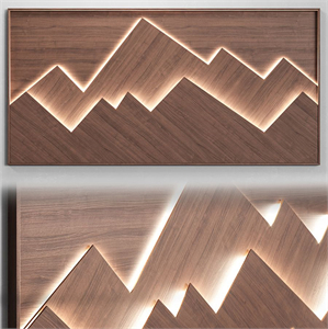 Mountains wall panel